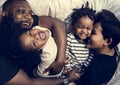 African family spending fun time together Royalty Free Stock Photo