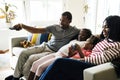 African family spending time together Royalty Free Stock Photo
