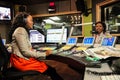 African Female Guests being interviewed on live talk radio show