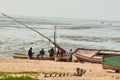 African fisherman in Mozambique