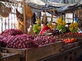 Food Stall in Market in Mombasa, Kenya, Africa