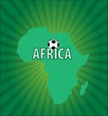 African football Royalty Free Stock Photo
