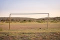 African Football Field Royalty Free Stock Photo
