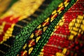 African Ghanaian colorful fabrics