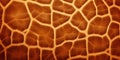 African Giraffe Skin Pattern. Animal Fur Structure Background. AI generated. Royalty Free Stock Photo