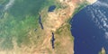 African Great Lakes in planet earth, aerial view from outer spaceAfrican Great Lakes in planet earth, aerial view from outer spa