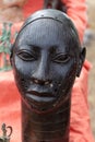 African handicraft statues in ebony wood Royalty Free Stock Photo