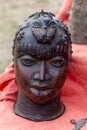 African handicraft statues in ebony wood Royalty Free Stock Photo