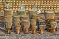 African handmade drums