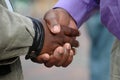 African handshake Royalty Free Stock Photo