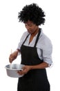 African Housewife Cooking Royalty Free Stock Photo