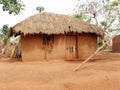 African hut Royalty Free Stock Photo