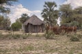 African hut Royalty Free Stock Photo