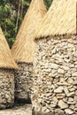 African huts architecture Royalty Free Stock Photo