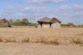 African Huts Royalty Free Stock Photo