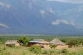 African Huts - Tanzania Royalty Free Stock Photo