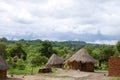 African Huts Village - Zambia Royalty Free Stock Photo