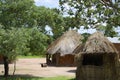 African Huts - Zambia Royalty Free Stock Photo