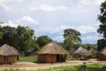 African Huts - Zambia Royalty Free Stock Photo