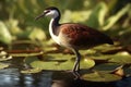 African Jacana, a unique bird found in sub-Saharan Africa.