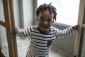 African kid having a fun time Royalty Free Stock Photo