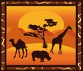 African landscape Royalty Free Stock Photo