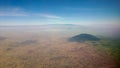 African landscapes from above. Royalty Free Stock Photo