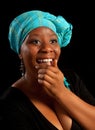 African laughter Royalty Free Stock Photo