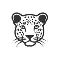 African leopard icon