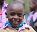 African little boy at school