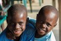 African little child portrait, african boys smiling