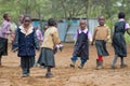 African little school children Royalty Free Stock Photo