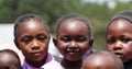 African school children portraits Royalty Free Stock Photo