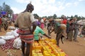 African man at the tribal market