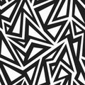 African monochrome seamless pattern Royalty Free Stock Photo