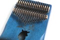 African musical instrument kalimba on a white background Royalty Free Stock Photo