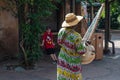 African musician playing typical string instrument at Animal Kingdom 4