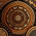 African national ornament background, ethnic wallpaper,