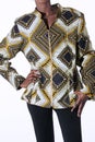 African outfit made of Kitenge / Kanga fabric