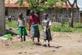 African poor children on the street Royalty Free Stock Photo