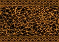 African Print fabric, Ethnic handmade ornament for your design, Ethnic and tribal motifs geometric elements. Vector afro texture