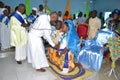 AFRICAN RELIGIOUS MARRIAGE Royalty Free Stock Photo