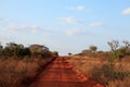 African road in Kenya Royalty Free Stock Photo
