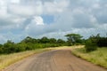 African road in savanna, South Africa