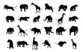 African Safari Animal Silhouettes