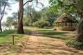 African safari camp in the bushland