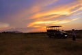 African safari Sunset