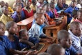 African school children in classroom