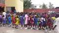 African school children