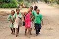 African schoolchildren Royalty Free Stock Photo